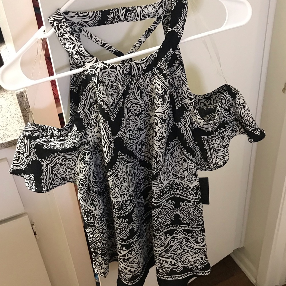 cold shoulder blouse